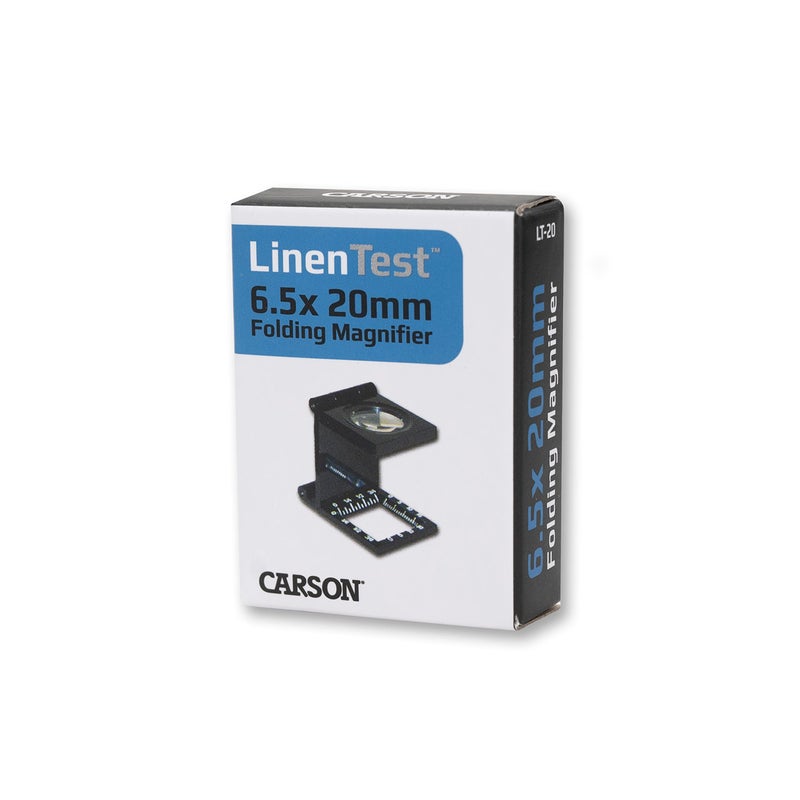 CarsonÂ® LinenTest 6.5x20mm Folding Magnifier (LT-20) - Image 5